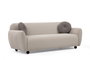 Atelier Del Sofa Eddy - Sofá de 3 plazas Crema